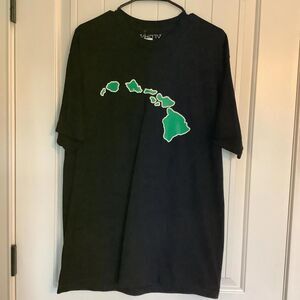 NWT Aloha Hawaii Graphic Tee - Black with Green Design